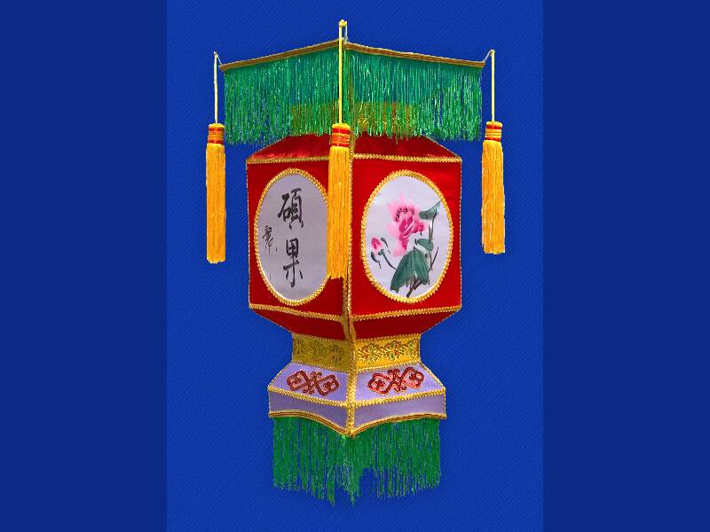 非遗折叠四方灯