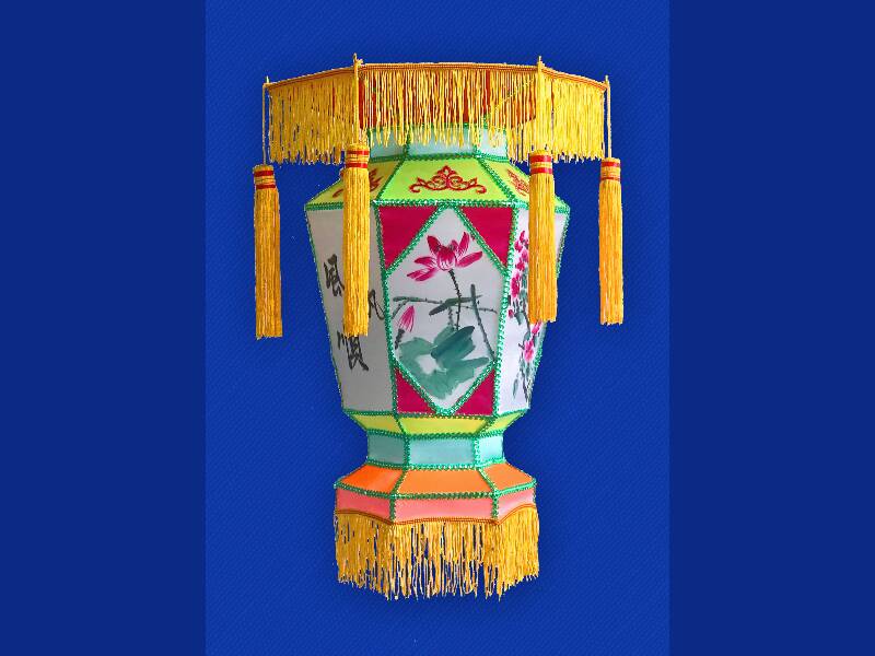 非遗折叠六方灯